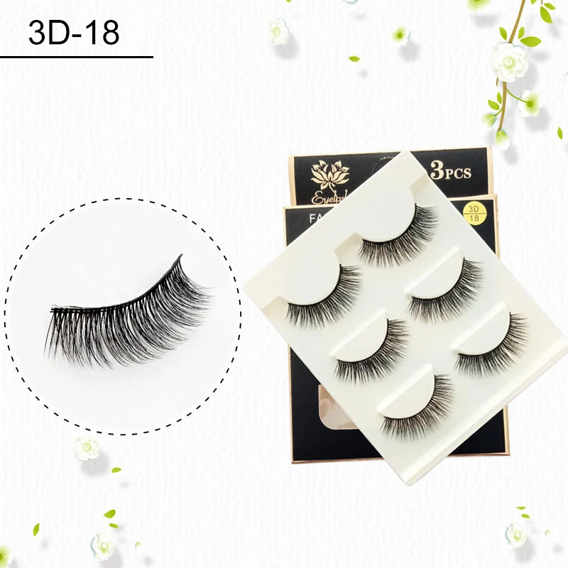 3 Pairs Natural False Eyelashes Fake Lashes Long Makeup 3D Mink Lashes Eyelash Extension Mink Eyelashes For Eye Makeup
3 Pairs Natural False Eyelashes Fake Lashes Long Makeup 3D Mink Lashes Eyelash Extension Mink Eyelashes For Eye Makeup