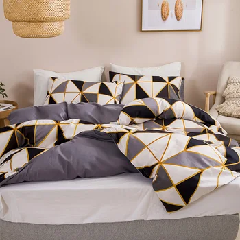 bedding sets Simple Style Duvet Cover Set with Pillowcases Queen/King Size Bedclothes
bedding sets Simple Style Duvet Cover Set with Pillowcases Queen/King Size Bedclothes