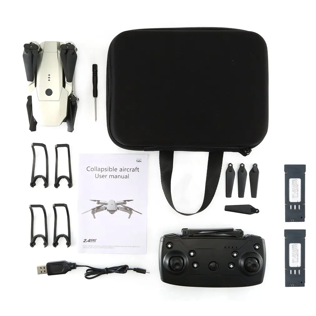 2.4Ghz WIFI FPV Foldable RC Drone With 720P/1080P HD Camera Altitude Hold Headless Mode RC Model Aircraft RTF
2.4Ghz WIFI FPV Foldable RC Drone With 720P/1080P HD Camera Altitude Hold Headless Mode RC Model Aircraft RTF