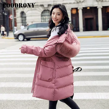 COODRONY Brand Streetwear Fox Collar Women's Winter Down Jackets With Pocket 2020 New Elegant Windproof Warm Female Coats W9018
COODRONY Brand Streetwear Fox Collar Women's Winter Down Jackets With Pocket 2020 New Elegant Windproof Warm Female Coats W9018