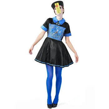 Newest Adult Halloween Carnival Cosplay Costumes Women Chinese Ghost Zombie Qing Dynasty Party Stage Performance Clothing Set 
Newest Adult Halloween Carnival Cosplay Costumes Women Chinese Ghost Zombie Qing Dynasty Party Stage Performance Clothing Set