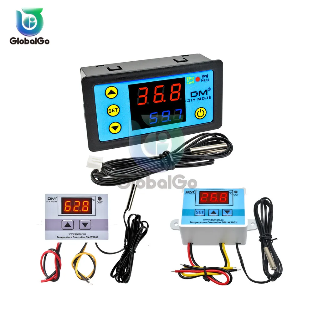 AC 110-220V Temperature Controller Digital Thermostat Thermoregulator XH W3001 W3002 W3230 W3231 W1209WK Temperature Meter Test
AC 110-220V Temperature Controller Digital Thermostat Thermoregulator XH W3001 W3002 W3230 W3231 W1209WK Temperature Meter Test