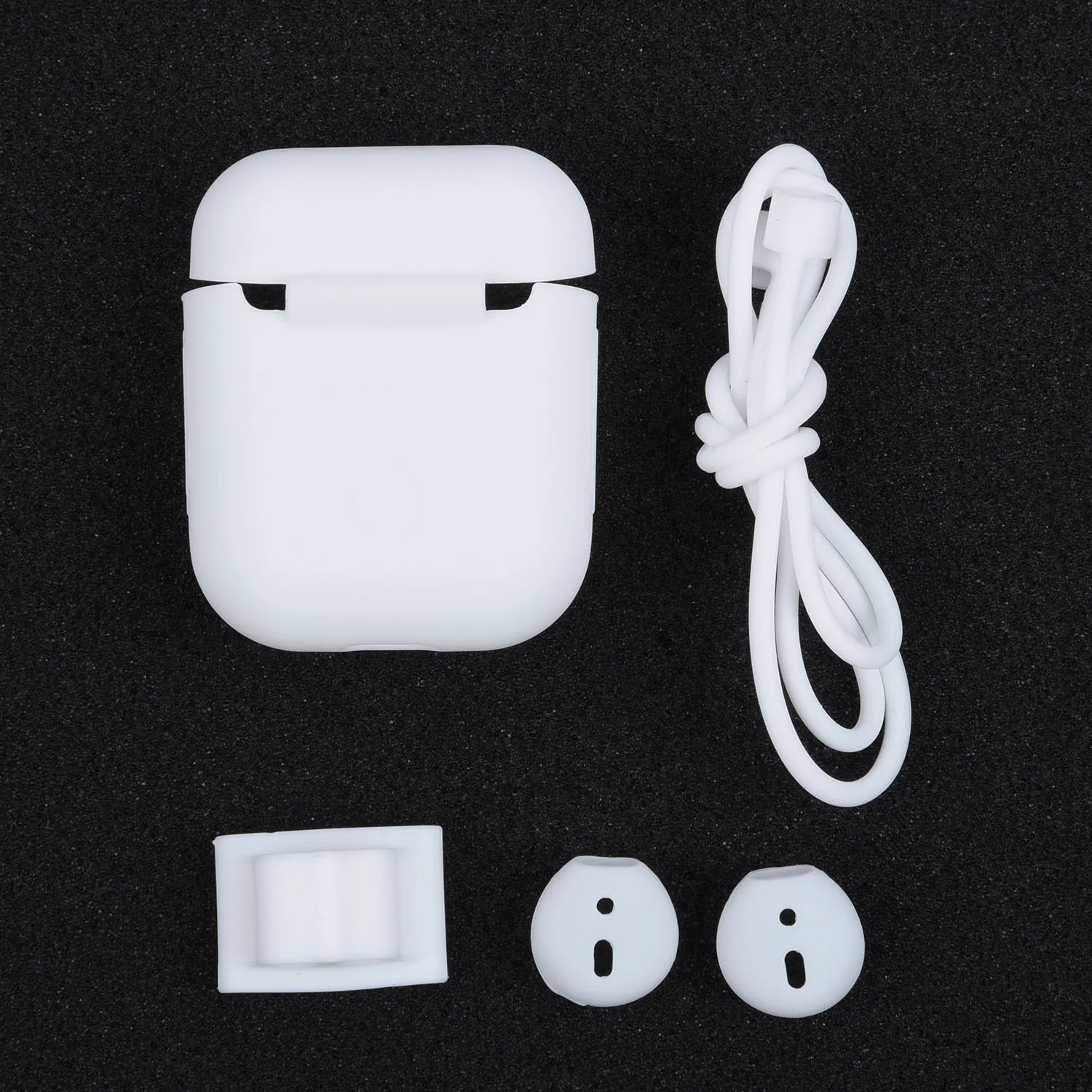 Силиконовый чехол для Apple AirPods запасные части аксессуары удобная сменная коробка