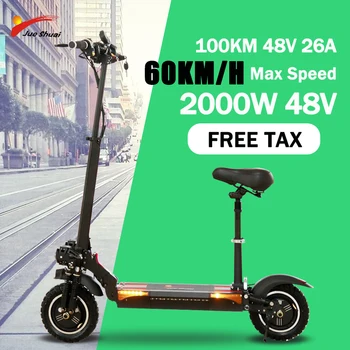 Electric Scooter with Seat 2000W 48V 52V Foldable Elecreic Skateboard Dual Motor eScooter for Adults patinete eletrico
Electric Scooter with Seat 2000W 48V 52V Foldable Elecreic Skateboard Dual Motor eScooter for Adults patinete eletrico