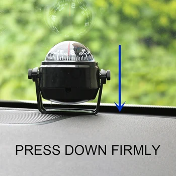 Marine Ball Compass Portable Durable ABS Electronic Adjustable Military Marine Ball For Boat Vehicle Tool Night Vision Compass
Marine Ball Compass Portable Durable ABS Electronic Adjustable Military Marine Ball For Boat Vehicle Tool Night Vision Compass