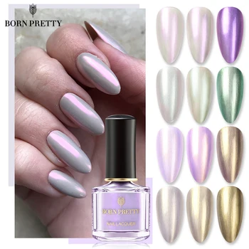 BORN PRETTY 6ml Pearl Nail Polish Shimmer Glitter Shell Series Iridescent Transparent Colorful Nail Art Polish Base Top Coat
BORN PRETTY 6ml Pearl Nail Polish Shimmer Glitter Shell Series Iridescent Transparent Colorful Nail Art Polish Base Top Coat