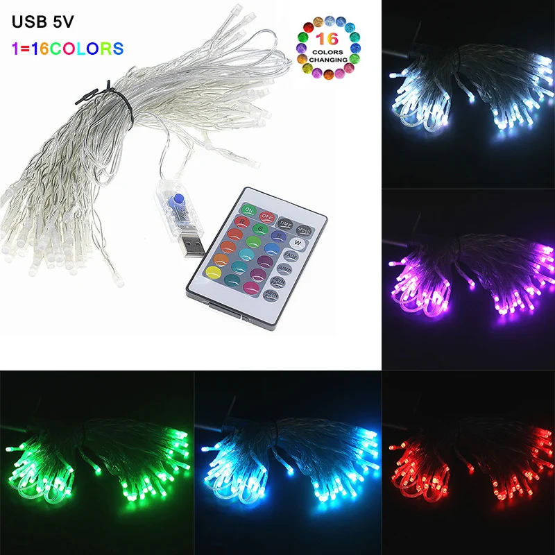 10m 60leds LED Light String Remote Control 8 Change Light USB Powered Fairy Wreath for Christmas Party New Year Decoration
10m 60leds LED Light String Remote Control 8 Change Light USB Powered Fairy Wreath for Christmas Party New Year Decoration