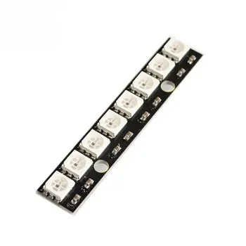 8 Channel WS2812b 5050 RGB 8-bit LEDs Strip Driver Module Board for Arduino SSI built-in full-color driver colored development
8 Channel WS2812b 5050 RGB 8-bit LEDs Strip Driver Module Board for Arduino SSI built-in full-color driver colored development