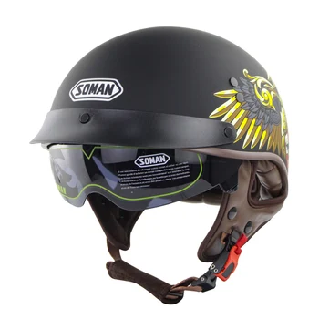 Motorcycle Helmet Vintage Casco Capacete Half Face Retro Casque Motocross Scooter Motorbike Headgear MOTO
Motorcycle Helmet Vintage Casco Capacete Half Face Retro Casque Motocross Scooter Motorbike Headgear MOTO