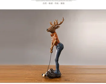 AMERICAN COUNTRY GOLF MR. ELK HOME DECORATION DECORATION RESIN HANDICRAFT WINDOW CRAFTS STATUE 
AMERICAN COUNTRY GOLF MR. ELK HOME DECORATION DECORATION RESIN HANDICRAFT WINDOW CRAFTS STATUE