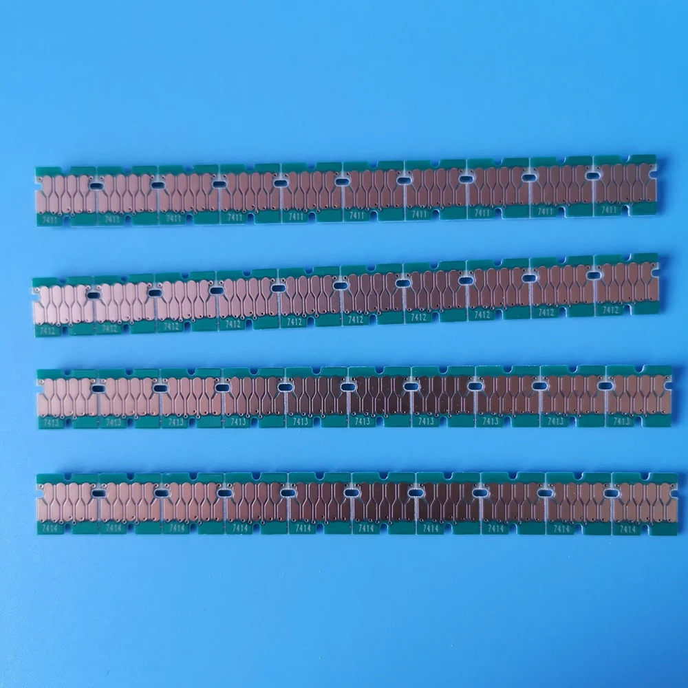 epson surecolor F6200 F7200 F9200 F9300 one time use chip for 7411 741x-7414 ink cartridge with brand new serial number 40 pcs
epson surecolor F6200 F7200 F9200 F9300 one time use chip for 7411 741x-7414 ink cartridge with brand new serial number 40 pcs