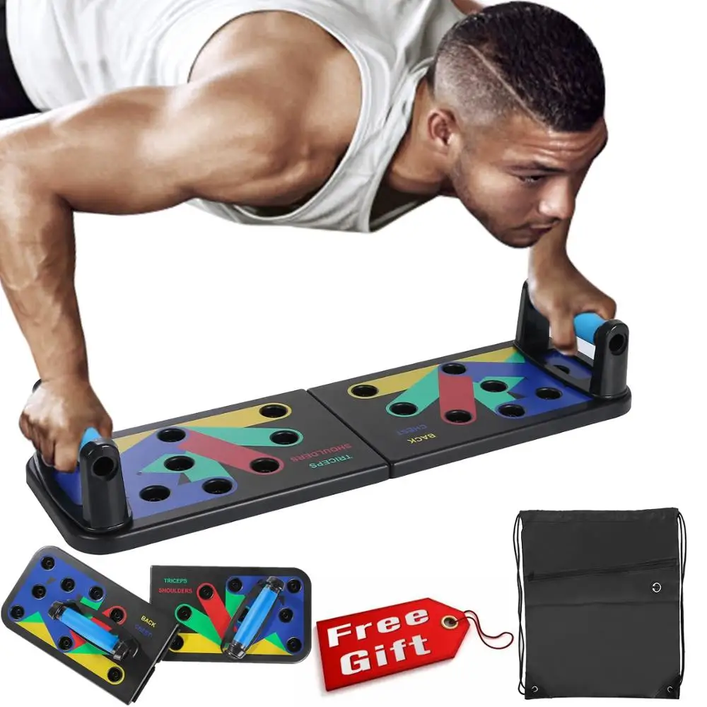 Foldable Multi-functional Push Up Rack Board Home Musle Excercise Equipment GYM Body Building Fitness Excercise Tolls With Bags
Foldable Multi-functional Push Up Rack Board Home Musle Excercise Equipment GYM Body Building Fitness Excercise Tolls With Bags