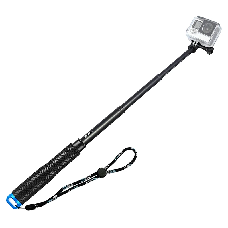 19" Extendable Handheld Selfie Stick Telescoping Pole Aluminum Alloy Monopod for Gopro Hero 5/4/3+/3 SJ4000 SJ5000 SJ6000 Action
19" Extendable Handheld Selfie Stick Telescoping Pole Aluminum Alloy Monopod for Gopro Hero 5/4/3+/3 SJ4000 SJ5000 SJ6000 Action