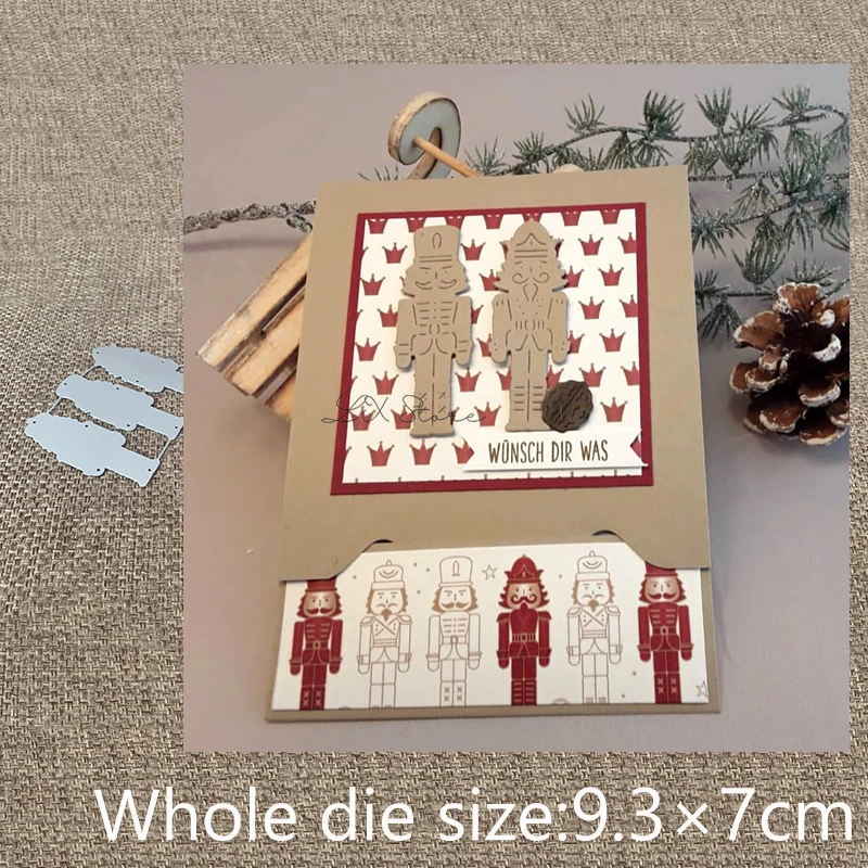 New Design Craft Metal Cutting Die die cuts Nutcracker soldier decoration scrapbook Album Paper Card Craft Embossing die cuts
New Design Craft Metal Cutting Die die cuts Nutcracker soldier decoration scrapbook Album Paper Card Craft Embossing die cuts