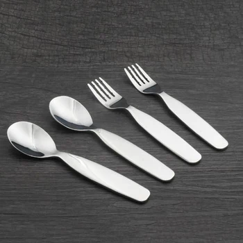 Baby Utensils Home Feeding Spoon And Fork Set For Children Tableware Dinner Soup Spoon Salad Fork Dinnerware 2 Pcs/pair
Baby Utensils Home Feeding Spoon And Fork Set For Children Tableware Dinner Soup Spoon Salad Fork Dinnerware 2 Pcs/pair