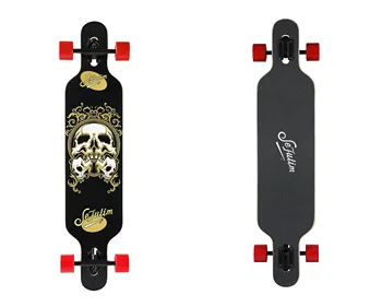 Sefulim 39"x9" Pro Complete Skateboard Skull Skateboard for Kids, Boys, Girls, Youths, Beginners.
Sefulim 39"x9" Pro Complete Skateboard Skull Skateboard for Kids, Boys, Girls, Youths, Beginners.