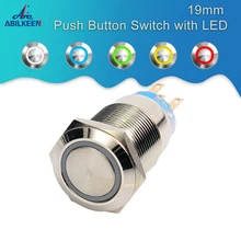 Free shipping Metal push button switch of 19mm 1NO1NC Self-locking self-reset waterproof switch with LED White Light 12v/24v
Free shipping Metal push button switch of 19mm 1NO1NC Self-locking self-reset waterproof switch with LED White Light 12v/24v