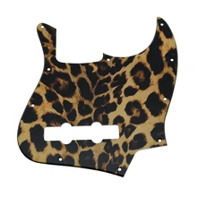 4 String Jazz Bass Pickguard High Quality PVC Scratch Plate With Screws Leopard Grain 3 Ply Electric Bass Pick Guard Accessories
4 String Jazz Bass Pickguard High Quality PVC Scratch Plate With Screws Leopard Grain 3 Ply Electric Bass Pick Guard Accessories