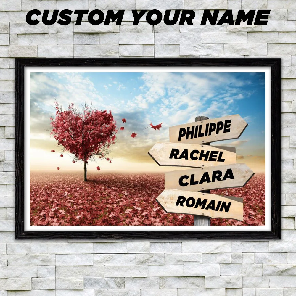 Custom Wall Art Personalized Name Canvas Painting Artwork Road Sign Posters and Prints Birthday Gifts Slogan for Anniversary
Custom Wall Art Personalized Name Canvas Painting Artwork Road Sign Posters and Prints Birthday Gifts Slogan for Anniversary