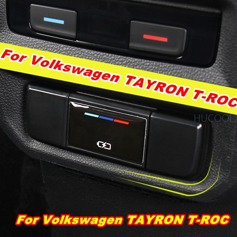Для Volkswagen TAYRON T-ROC задний кондиционер воздуха на выходе USB зарядка интерфейс