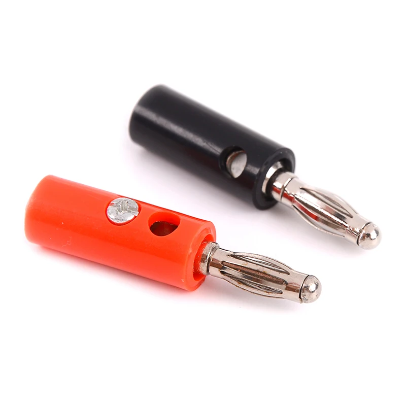 Description Picture 3 of item4pcs 55mm Alligator Clip + Banana Plug, Test Probe With 4mm Banana Plug Cable Clips Red +black