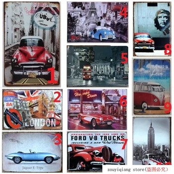 Antique Car ! 20x30cm Vintage Tin Signs Retro Metal Sign for Wall Art Decor Bar Pub Home Wall Decor Retro Metal Art Poster
Antique Car ! 20x30cm Vintage Tin Signs Retro Metal Sign for Wall Art Decor Bar Pub Home Wall Decor Retro Metal Art Poster