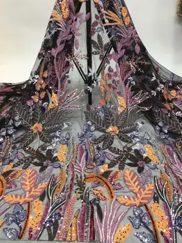 high grade tulle lace African French fabric with sequins 3D embroidery cord lace fabric FFD1031
high grade tulle lace African French fabric with sequins 3D embroidery cord lace fabric FFD1031