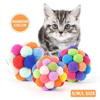 Cats Toys Balls Pet Chew Ball Ball with Bells 6Pcs Plush Bouncy Scratching Soft Ball Interactive Pet Toys Bite Resistant Toys
Cats Toys Balls Pet Chew Ball Ball with Bells 6Pcs Plush Bouncy Scratching Soft Ball Interactive Pet Toys Bite Resistant Toys