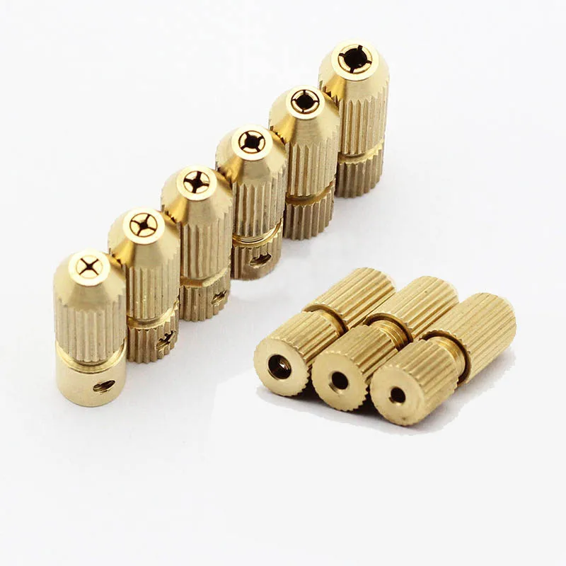 2 2.3 3.17mm Micro Drill Bit Clamp Fixture Brass Electric Motor Shaft Chuck For 0.7mm-3.2mm Mini Drill Multi Tool P0.05
2 2.3 3.17mm Micro Drill Bit Clamp Fixture Brass Electric Motor Shaft Chuck For 0.7mm-3.2mm Mini Drill Multi Tool P0.05