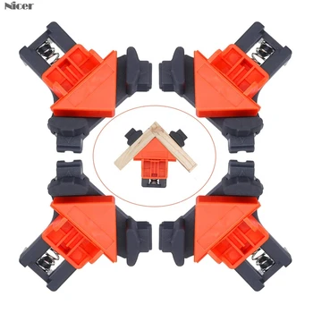 4pcs 45/90 Degree Right Angle Clamp Corner Mate Woodworking Hand Fixing Clips Picture Frame Corner Clip Positioning Tools
4pcs 45/90 Degree Right Angle Clamp Corner Mate Woodworking Hand Fixing Clips Picture Frame Corner Clip Positioning Tools