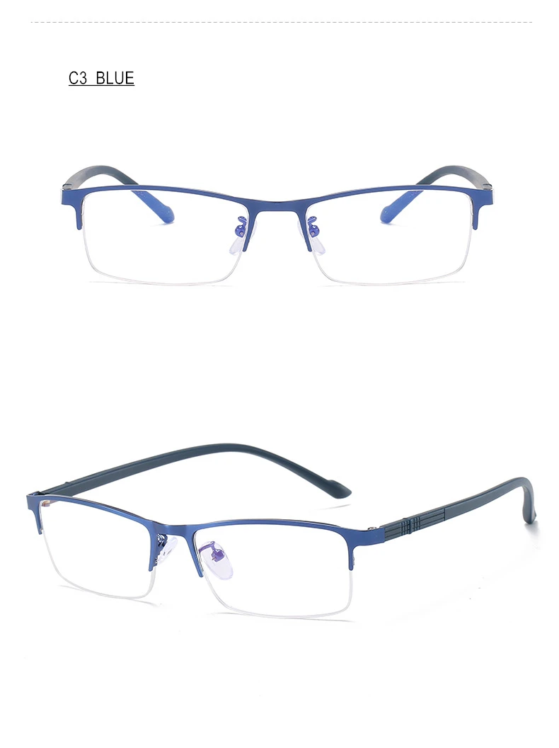 Myopia Glasses -0.5 To -10 Women Men Half Frame Anti Blue Light Photochromic Prescription Spectacles Nearsighted F040 17 Mallzona Hd68fe1a9080f4fd9b125096169c0c2e7m Myopia Glasses -0.5 To -10 Women Men Half Frame Anti Blue Light Photochromic Prescription Spectacles Nearsighted F040 Mallzona