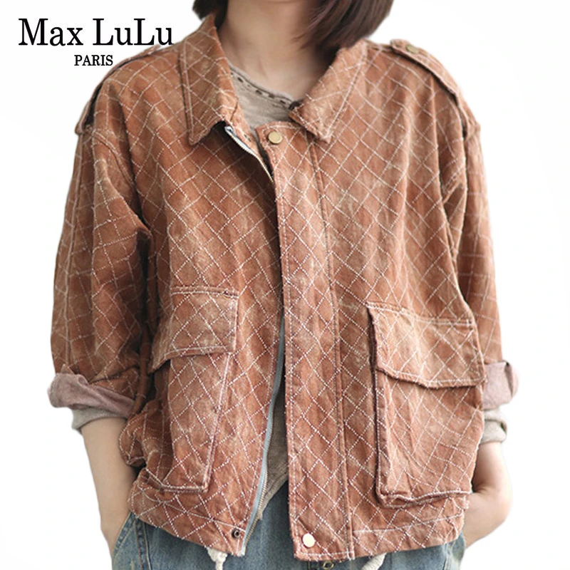 Max LuLu 2019 Fashion Korean Ladies Windbreaker Punk Clothes Womens Plaid Oversized Jackets Casual Female Loose Coats Plus Size
Max LuLu 2019 Fashion Korean Ladies Windbreaker Punk Clothes Womens Plaid Oversized Jackets Casual Female Loose Coats Plus Size