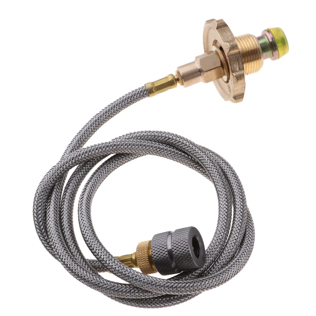 Propane Hose Adapter Replacement for Heater Grill Stoves Gas Tank Cylinder Regulator for Camping Hiking Backpacking Fishing Acce Propane Hose Adapter Replacement for Heater Grill Stoves Gas Tank Cylinder Regulator for Camping Hiking Backpacking Fishing Acce