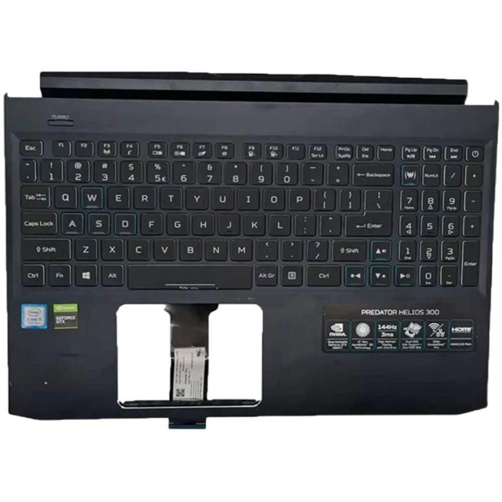 For Acer Predator Helios 300 PH315-53 Palmrest Backlit Keyboard 6B.Q7XN2.001
For Acer Predator Helios 300 PH315-53 Palmrest Backlit Keyboard 6B.Q7XN2.001