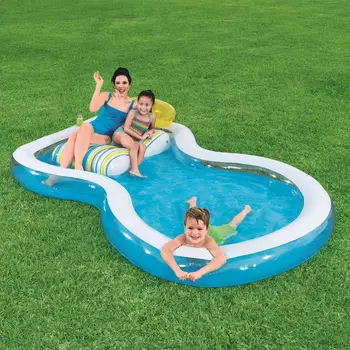 Inflatable Swimming Pool Durable Portable Fun Pool Toy Built-in Comfortable Recliner Outdoor Large Float Raft
Inflatable Swimming Pool Durable Portable Fun Pool Toy Built-in Comfortable Recliner Outdoor Large Float Raft