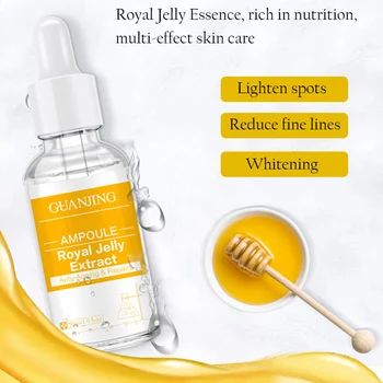 30ML Repair Fade Fine Lines Nourish Skin Repair Liquid Essence Royal Jelly Facial Essence Brighten Lifting And Tightening
30ML Repair Fade Fine Lines Nourish Skin Repair Liquid Essence Royal Jelly Facial Essence Brighten Lifting And Tightening