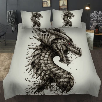 Men Fashion 3D Dragon Printing Bed Sets Duvet Cover with Pillow Cover 2/3 Pcs Bedding Set US/UK/AU 11 Size 
Men Fashion 3D Dragon Printing Bed Sets Duvet Cover with Pillow Cover 2/3 Pcs Bedding Set US/UK/AU 11 Size