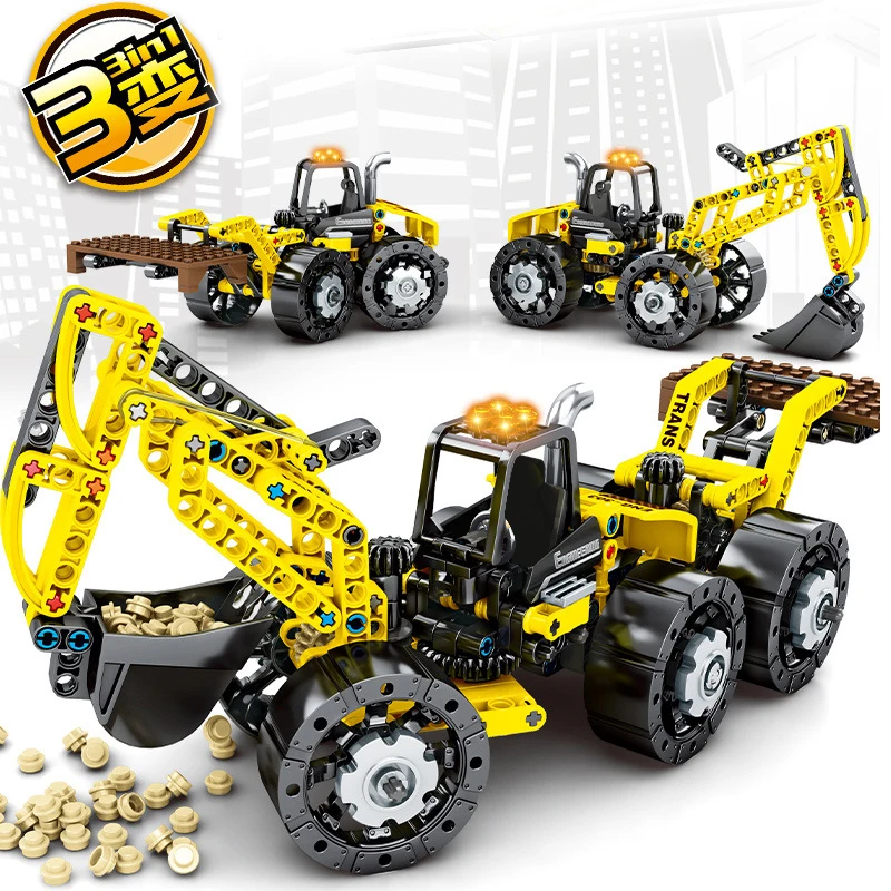 Compatible Legoingly Engineering Technic Forklift Wheel Excavator Crane Digger Mechanical MOC Machine Model Building Blocks Toys
Compatible Legoingly Engineering Technic Forklift Wheel Excavator Crane Digger Mechanical MOC Machine Model Building Blocks Toys