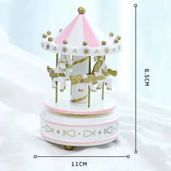 Romantic Carousel Horse Music Box Toy Artistic Wooden Carousel Music Boxes JAN88
Romantic Carousel Horse Music Box Toy Artistic Wooden Carousel Music Boxes JAN88