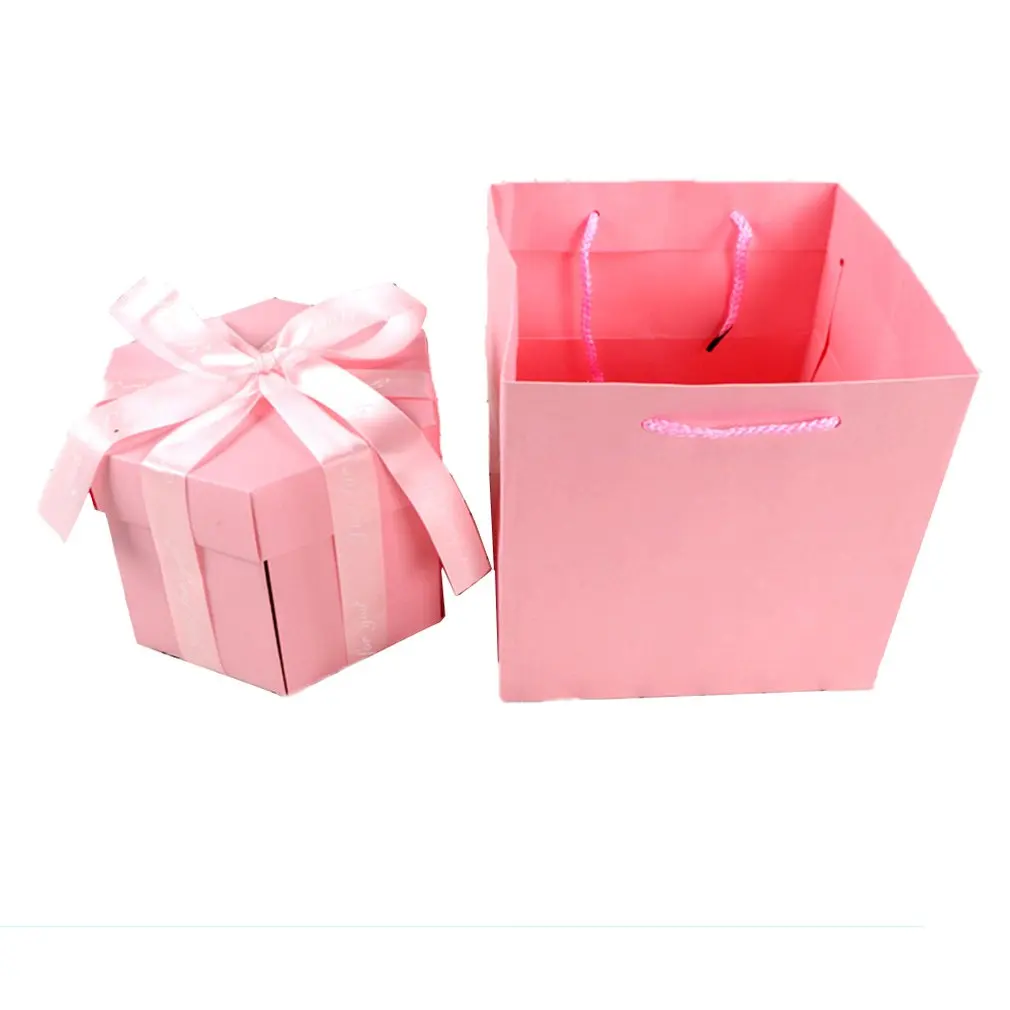 when closed, the box looks like a gift box. once opened