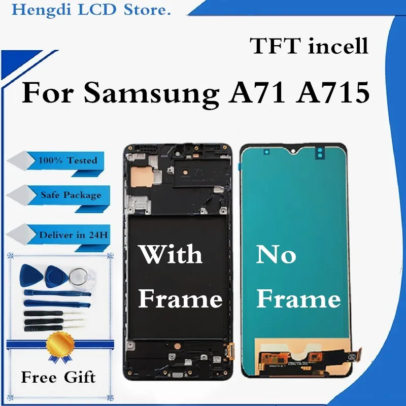 TFT Metal Incell LCD For Samsung A71 A715 LCD Display Screen Touch Digitizer Screen For Samsung A71 A715F SM-A715 Screen Display
TFT Metal Incell LCD For Samsung A71 A715 LCD Display Screen Touch Digitizer Screen For Samsung A71 A715F SM-A715 Screen Display