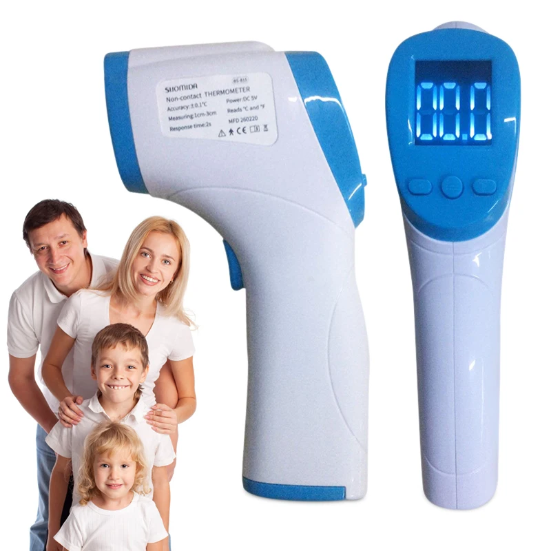 Good Healthy Infrared Thermometer No-contact Digital Thermometers for Forehead Measurement Temperature Meter
Good Healthy Infrared Thermometer No-contact Digital Thermometers for Forehead Measurement Temperature Meter
