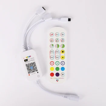 Wifi 24Keys DC5-24V Dual Connectors Output IR Remote RGB Controller lamp Dimmer APP/Voice Control For LED Strip light And lamps
Wifi 24Keys DC5-24V Dual Connectors Output IR Remote RGB Controller lamp Dimmer APP/Voice Control For LED Strip light And lamps