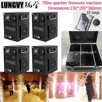 Free Shipping 4IN1 Flight Case Big Fireworks Machine 750W Cold Spark Wedding Flame Fountain Sparkler Machine For Wedding Stage
Free Shipping 4IN1 Flight Case Big Fireworks Machine 750W Cold Spark Wedding Flame Fountain Sparkler Machine For Wedding Stage