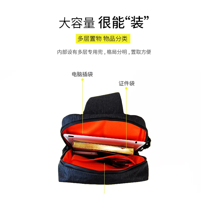 Suzhou Luggage Factory-Style Creative MEN'S Messenger Bag Millet Celebrity Style Chest Pack Portable Trend Men's Bag
Suzhou Luggage Factory-Style Creative MEN'S Messenger Bag Millet Celebrity Style Chest Pack Portable Trend Men's Bag