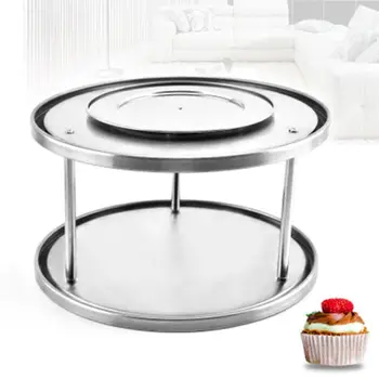 Stainless Steel 2 Tier Spice Turntable 360 Degree Tabletop Stand Tray Spice Rack C6UE
Stainless Steel 2 Tier Spice Turntable 360 Degree Tabletop Stand Tray Spice Rack C6UE