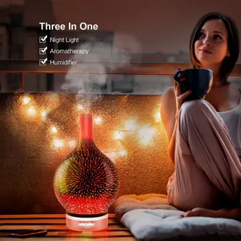 3D Firework Night Light Essential Oil Diffuser Aromatherapy Fine Fog Humidifier
3D Firework Night Light Essential Oil Diffuser Aromatherapy Fine Fog Humidifier