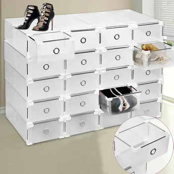 Yonntech 20pcs/set Shoes Storage Box Stacking Box Home Storage Cabinet Drawer Organizer
Yonntech 20pcs/set Shoes Storage Box Stacking Box Home Storage Cabinet Drawer Organizer
