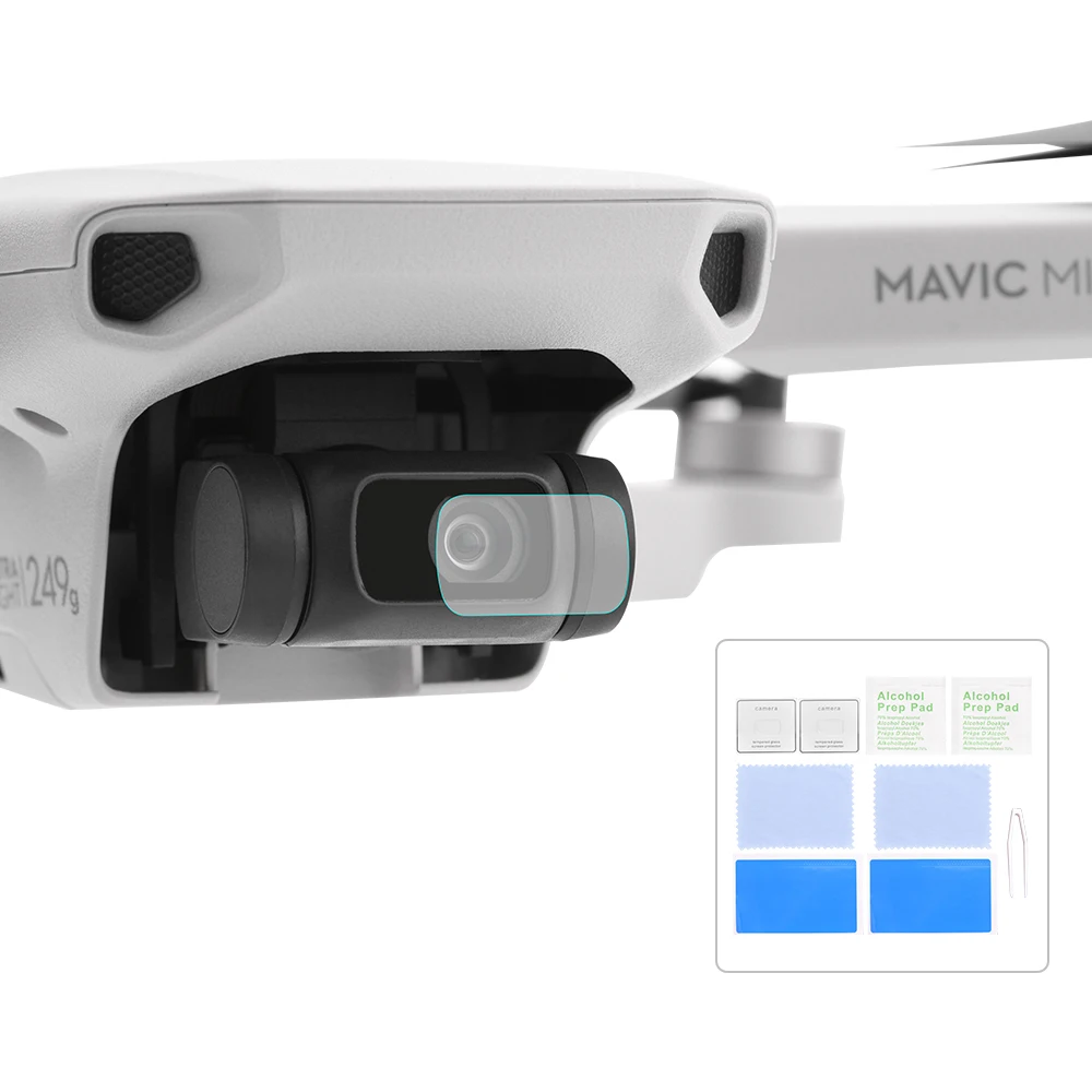 2PCS Camera Lens Protector for DJI Mavic Mini Drone Anti-Scratch Anti-Crack HD Tempered Glass Lens Film Protective Accessory Kit
2PCS Camera Lens Protector for DJI Mavic Mini Drone Anti-Scratch Anti-Crack HD Tempered Glass Lens Film Protective Accessory Kit