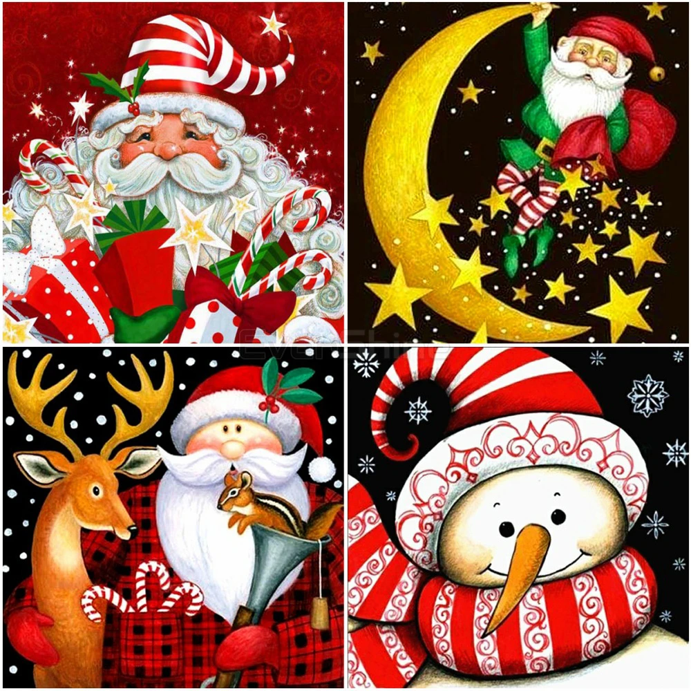 EverShine DIY Christmas Diamond Painting Full Drill Square Diamond Mosaic Full Embroidery Cross Stitch Kits Diamond Mosaic Art
EverShine DIY Christmas Diamond Painting Full Drill Square Diamond Mosaic Full Embroidery Cross Stitch Kits Diamond Mosaic Art